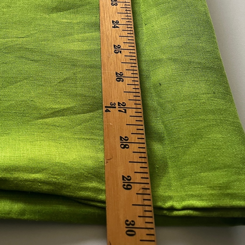 Bright Lime Green/Orange Fabric 3yds
